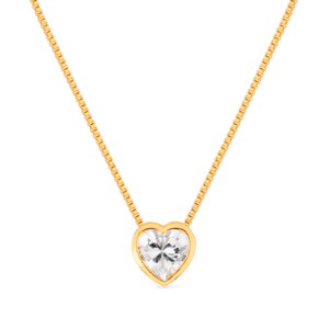 Colar  Coração cristal
