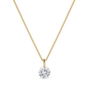 Colar Ponto de Luz em Zircônia