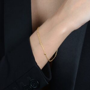 Pulseira de mini esferas